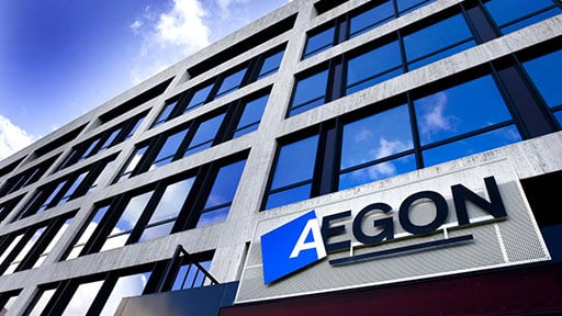 Exterior view of Aegon offices