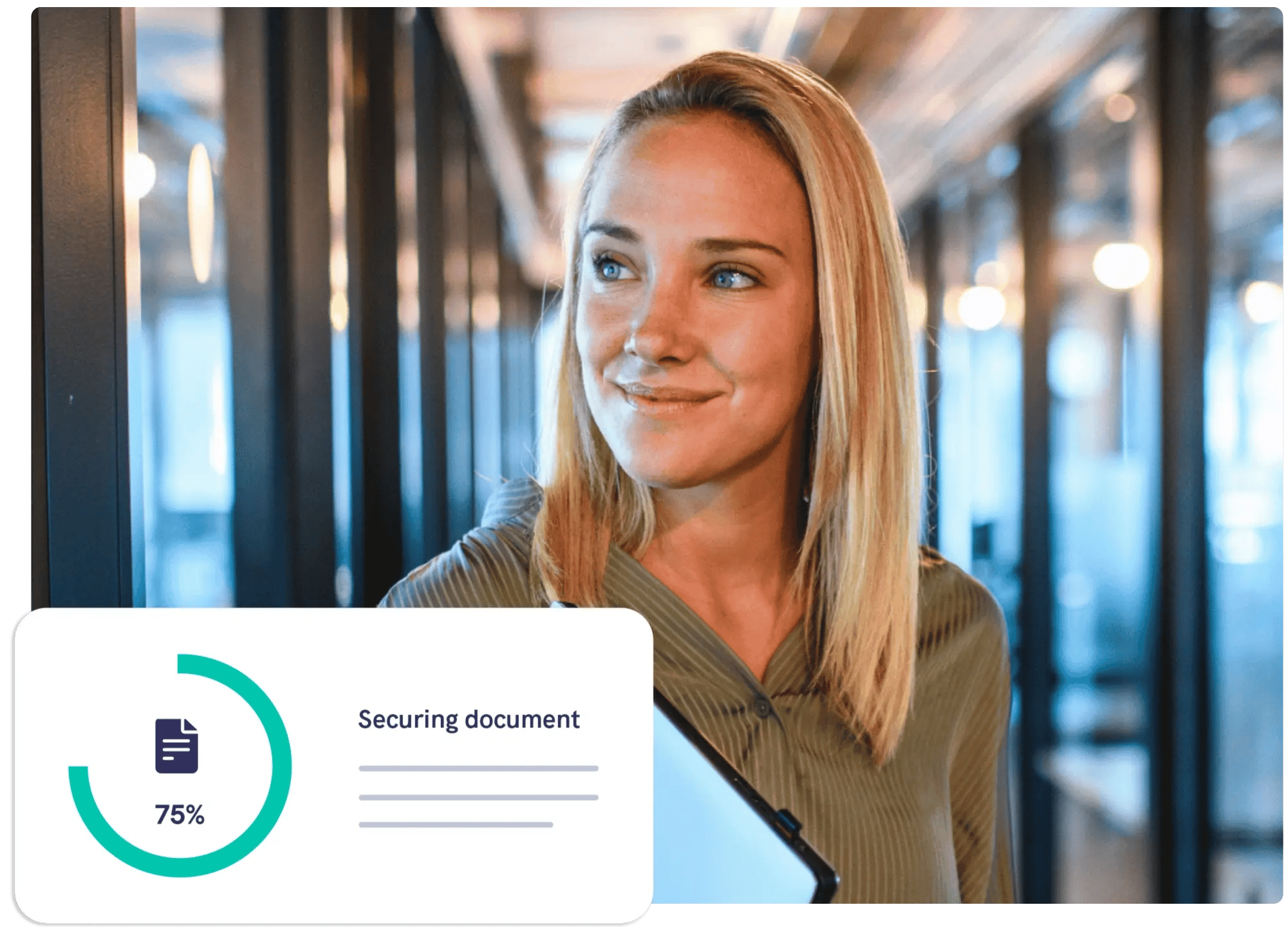Relationships director thinking about the customer experience of secure email