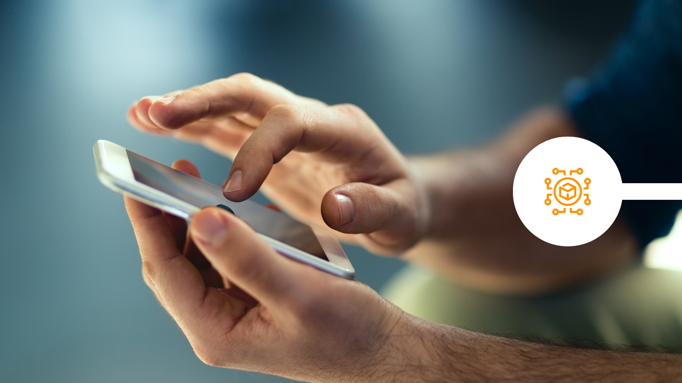 The Nigel app on a phone, suggesting the user sets up trusted contacts