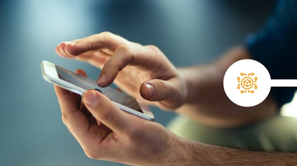 The Nigel app on a phone, suggesting the user sets up trusted contacts