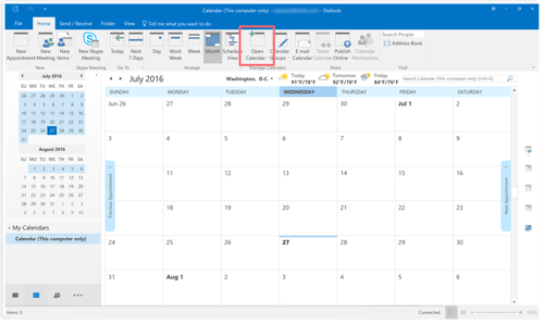 Trello Outlook add-in screenshot Trello Outlook add-in screenshot showing board calendar integration