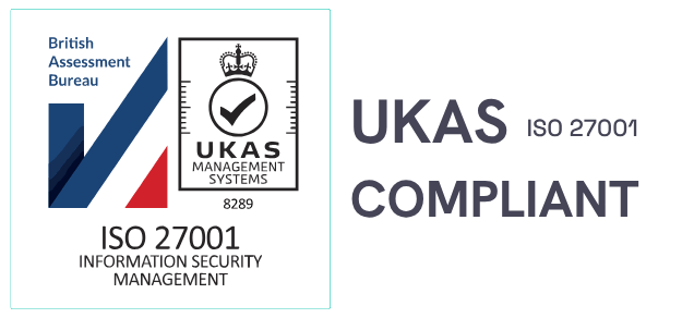 UKAS  ISO27001 compliant