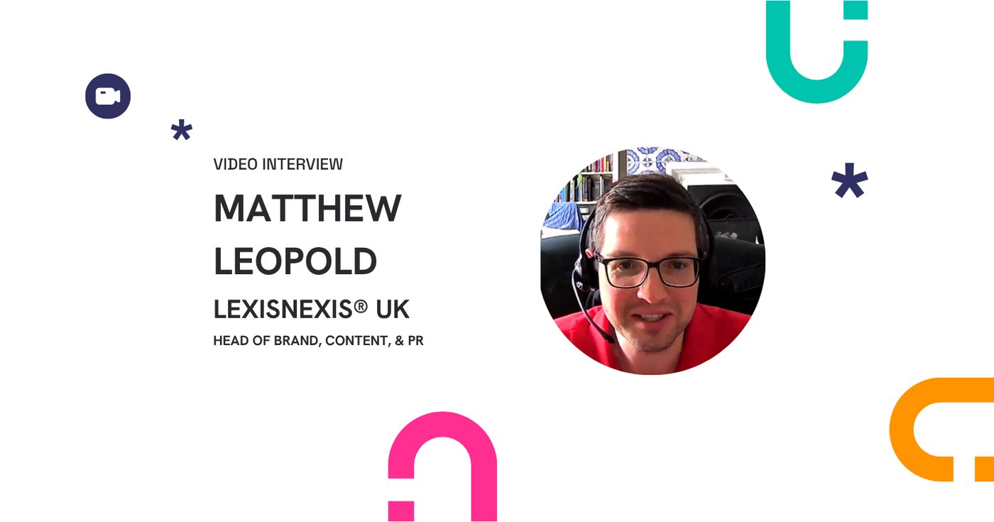 Matthew Leopold of LexisNexis® UK in a video interview with Beyond Encryption
