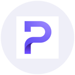 Proton Mail logo in purple and white